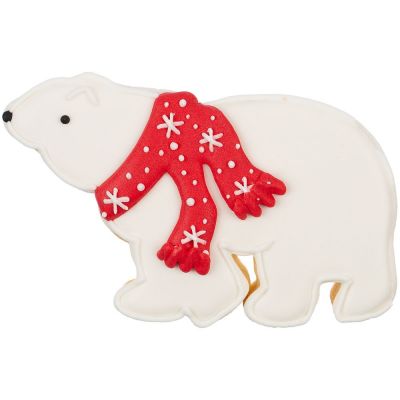 Печенье «Остаемся зимовать», белое с красным-0