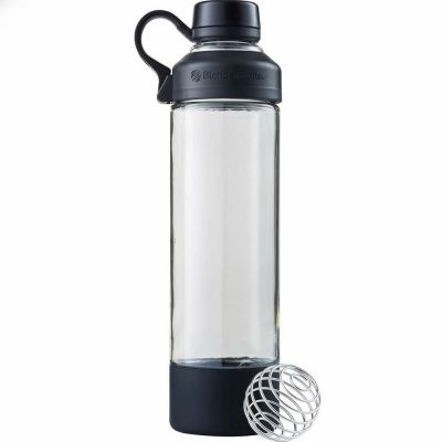 Спортивная бутылка-шейкер Mantra, черная-0