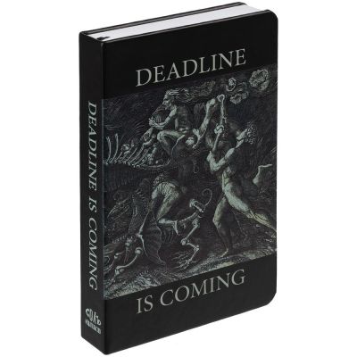 Ежедневник Deadline, недатированный, черный-0