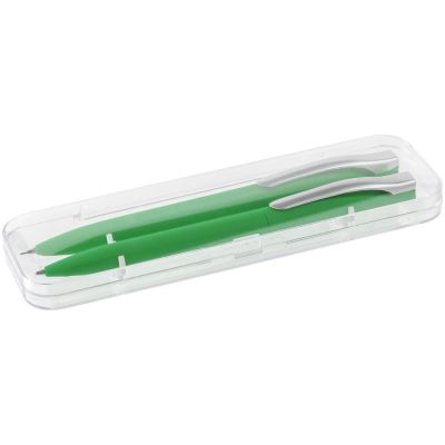 Набор Pin Soft Touch: ручка и карандаш, зеленый-2