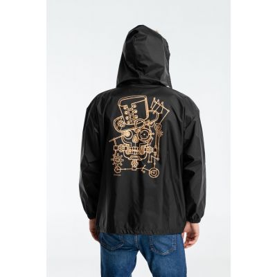 Ветровка John Steampunk, черная-3