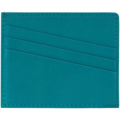 Чехол для карточек Nubuk, бирюзовый-0