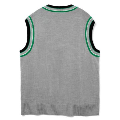 Жилет оверсайз унисекс Cornell в сумке, светло-серый-1