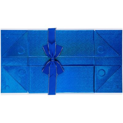 Коробка складная Gallant, M, белая с синим-4