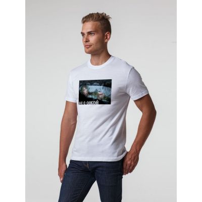 Футболка «Кофе с собой» белая-3