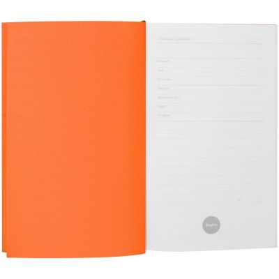 Ежедневник Flat Mini, недатированный, оранжевый-3