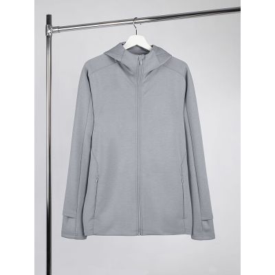 Куртка с капюшоном унисекс Begi, серая-0