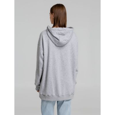 Худи оверсайз «Чистая соль», серый меланж-8