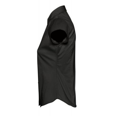 Рубашка женская с коротким рукавом Excess, черная-2