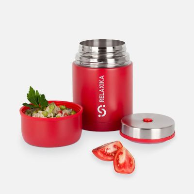 Термос для еды Relaxika 700, красный-6