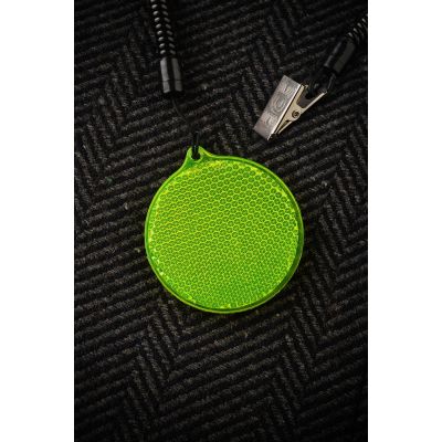 Пешеходный светоотражатель «Круг», зеленый-4