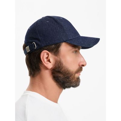 Бейсболка Denimate, темно-синяя-6