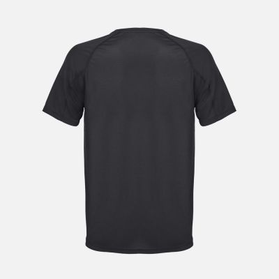 Футболка спортивная унисекс Vortex, черная-1