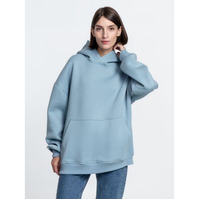 Худи Kulonga Oversize, серо-голубое-4