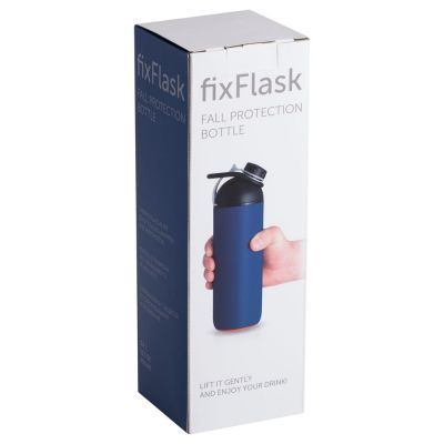 Бутылка для воды fixFlask, синяя-5