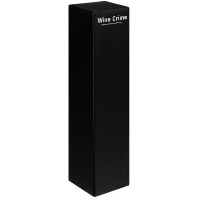 Электрический штопор с ножом для фольги Wine Crime, черный-7