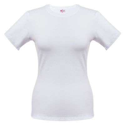 Футболка женская T-bolka Stretch Lady, белая-0