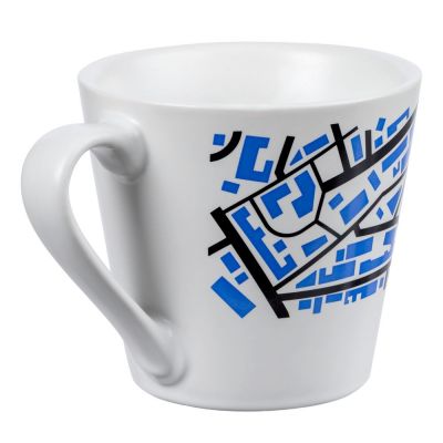 Кружка City, матовая, белая-0