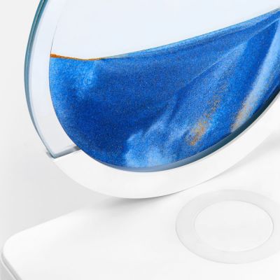 Интерьерный светильник с беспроводной зарядкой Sandflow, белый-5