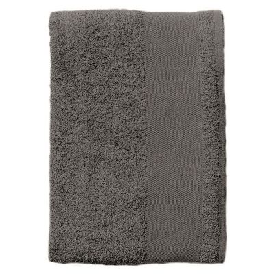 Полотенце махровое Island Large, темно-серое-0