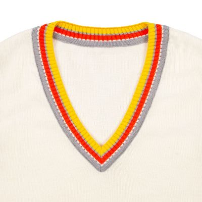 Жилет оверсайз унисекс Cornell в сумке, молочно-белый-2