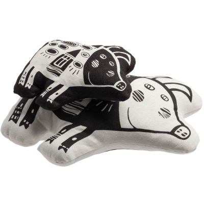 Игрушка «Свинка, витающая в облаках», черная-3