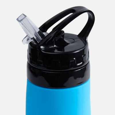 Складная бутылка для воды Langfossen, голубая-3