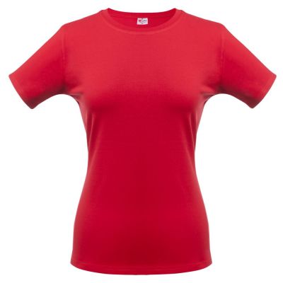 Футболка женская T-bolka Stretch Lady, темно-красная-0