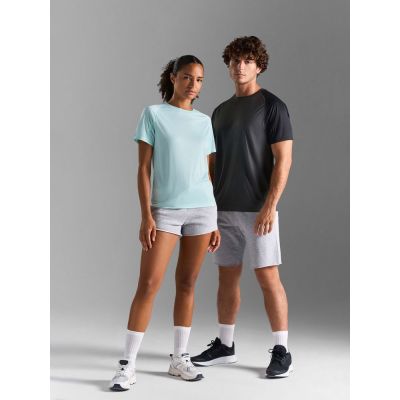 Футболка спортивная унисекс Vortex, черная-6