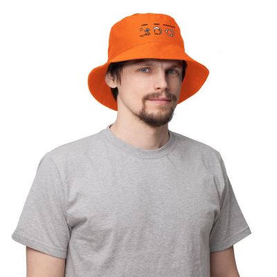 Панама «Пляж, пиво, повторить», оранжевая-1