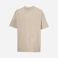 Футболка оверсайз мужская Boxy Men, бежевая (льняная)