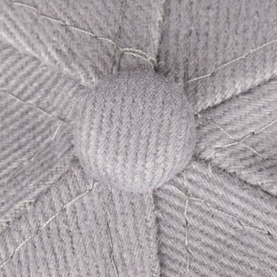 Бейсболка Unit Trendy, серая с черным-2