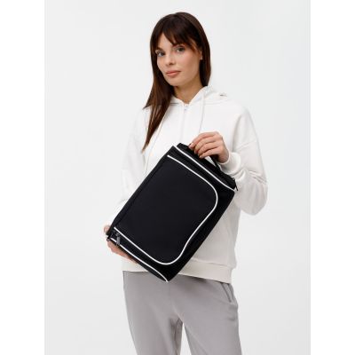 Сумка для обуви Equipex, черная с белым-8