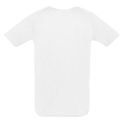 Футболка унисекс Sporty 140, белая-1