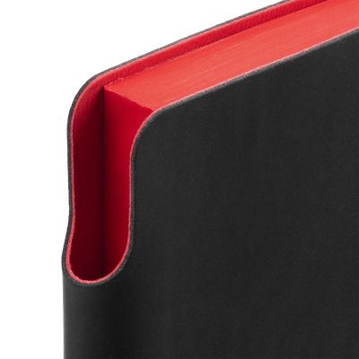 Ежедневник Flexpen Black, недатированный, черный с красным-1