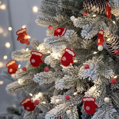 Гирлянда Merry Mittens, красная-1