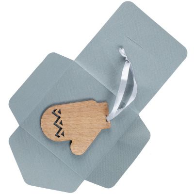 Деревянная подвеска Carving Oak, в форме варежки-2