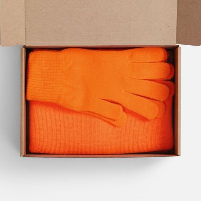 Набор Knit Warm, оранжевый-2