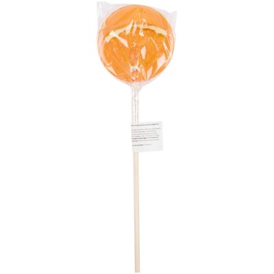 Леденец Lollifruit, оранжевый с апельсином-3