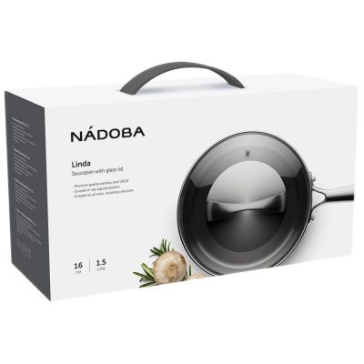 Ковш со стеклянной крышкой Linda-2