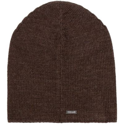Шапка Dalia, темно-коричневая-1