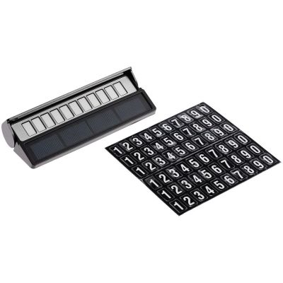 Парковочная визитка Litera Solar, черная-8