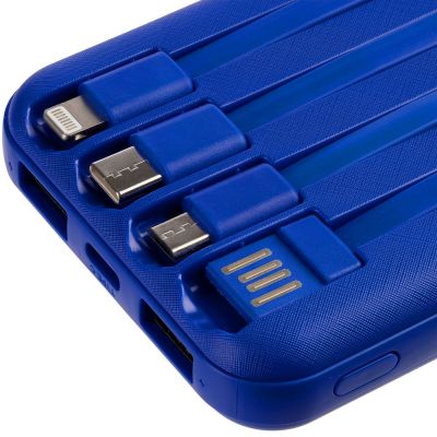 Внешний аккумулятор Omni Qi 10000 мАч, синий-4