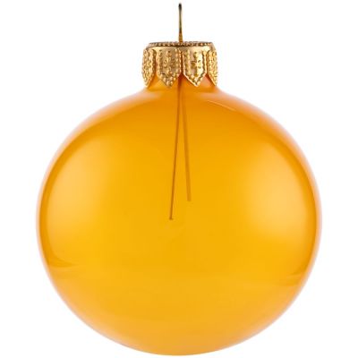 Елочный шар Gala Night в коробке, золотистый, 6 см-1