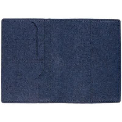 Обложка для паспорта Petrus, синяя-1