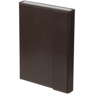 Ежедневник Flap, ver.2, недатированный, коричневый-0
