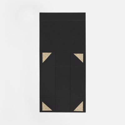 Коробка складная Quadra Fold, черная-5
