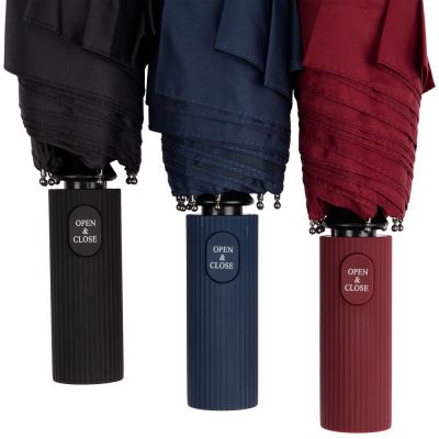 Зонт складной Ribbo, черный-6