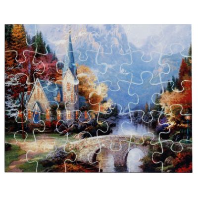 Пазл Tricky для сублимационной печати, белый-5