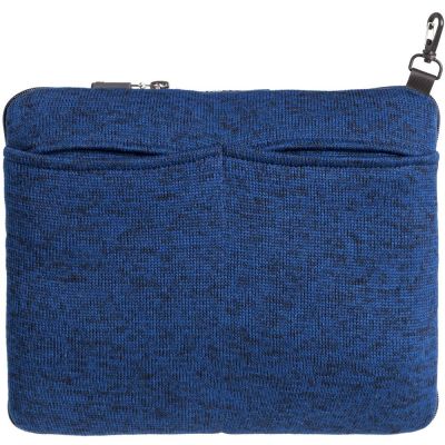 Дорожный плед onBoard, синий меланж-1